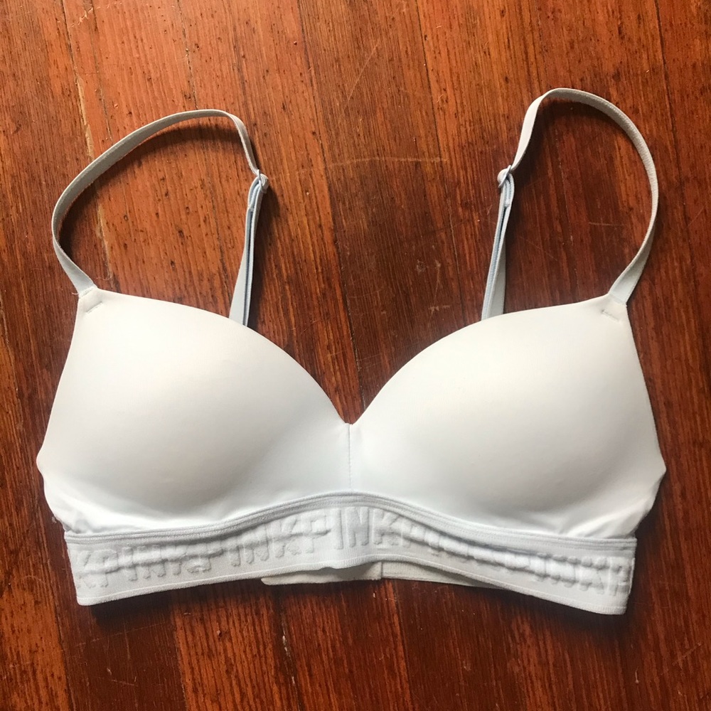 PINK wireless push-up bra